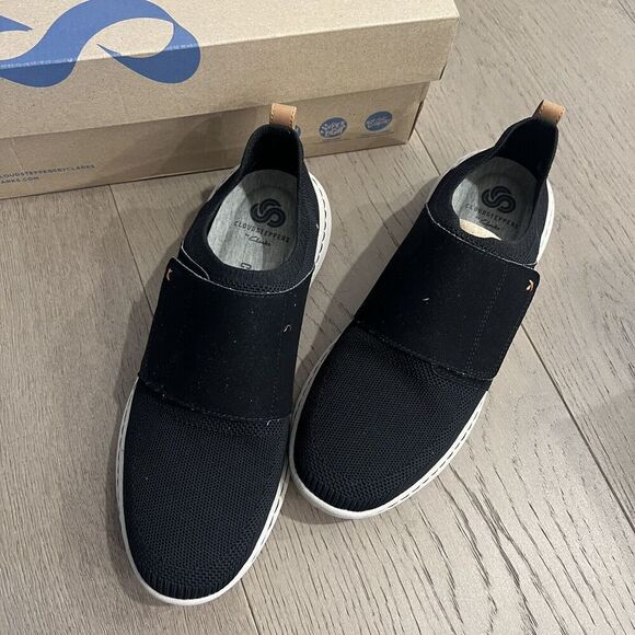 Clarks Step Urbanrace Cloudsteppers Black Slip On Sneakers Mens US 8 - Picture 5 of 14